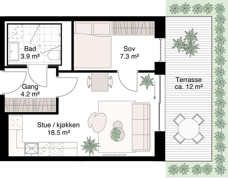 Plantegning 1